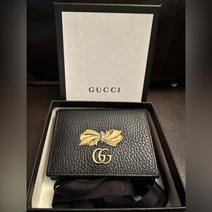 Authentic GG MARMONT CARD CASE WALLET